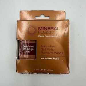 Mineral‎ Fusion, Gel Nail Polish Remover, Wipes 3 Ct